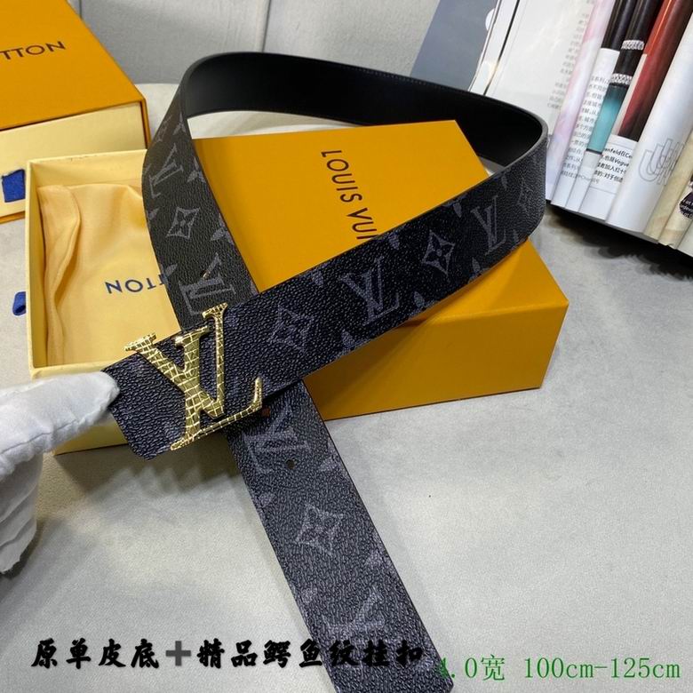 LV Belt 40mmX95-125CM 7D (574)